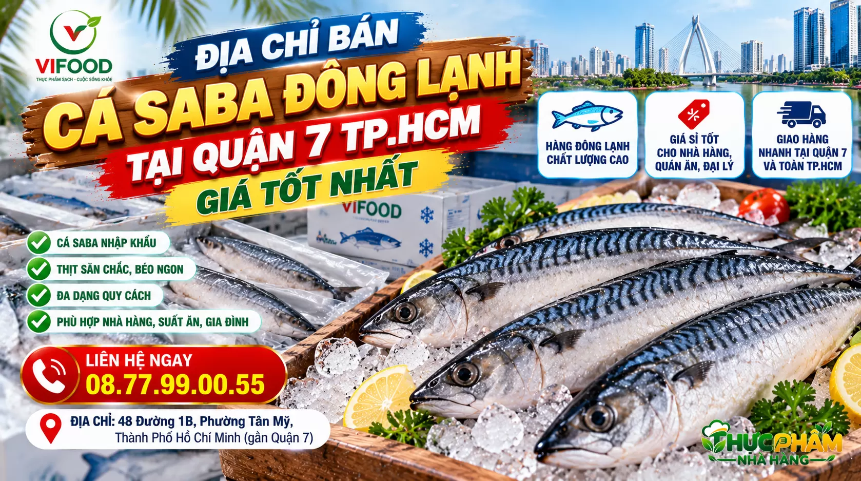 Địa Chỉ Bán Cá Saba Đông Lạnh Giá Tốt Nhất Tại Quận 7 TP.HCM