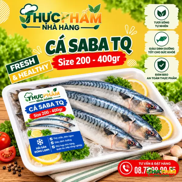 Cá Saba TQ Size 200 - 400gr
