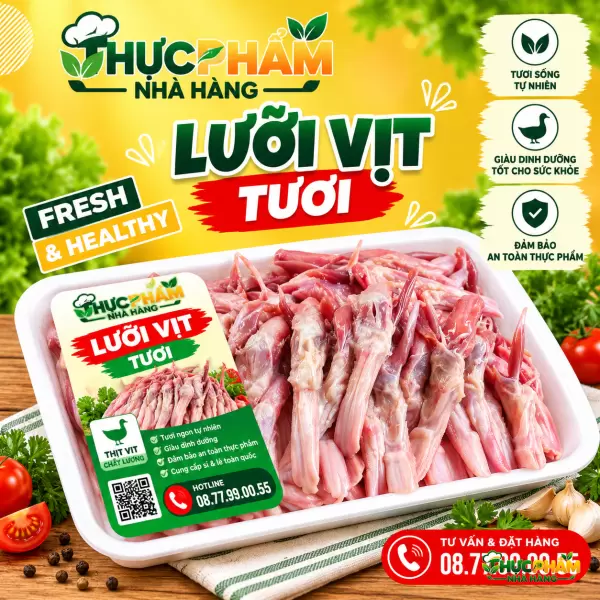 Lưỡi Vịt Tươi