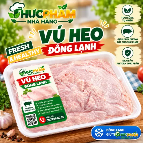 Vú Heo Đông Lạnh